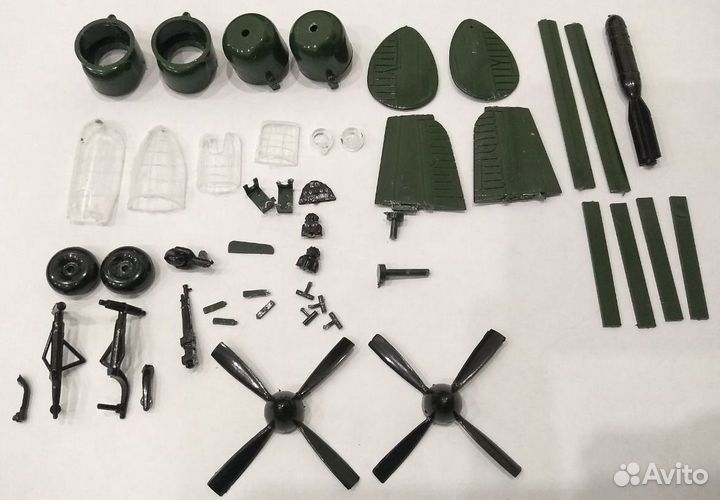 Сборная модель Ту-2 VEB Plastikart 1/72 Пластикарт