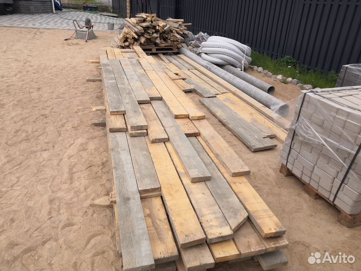 Доска 40х150 для опалубки