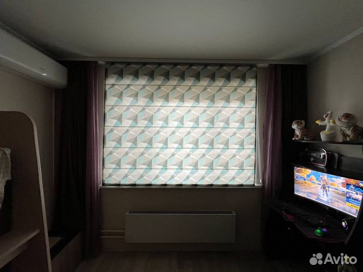 Рулонные и римские шторы Екатеринбург