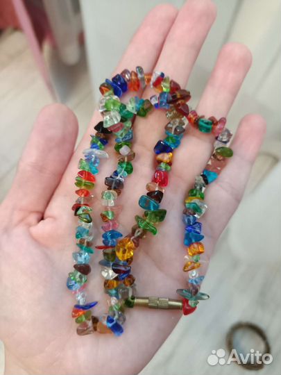 Браслет и бусы из бисера