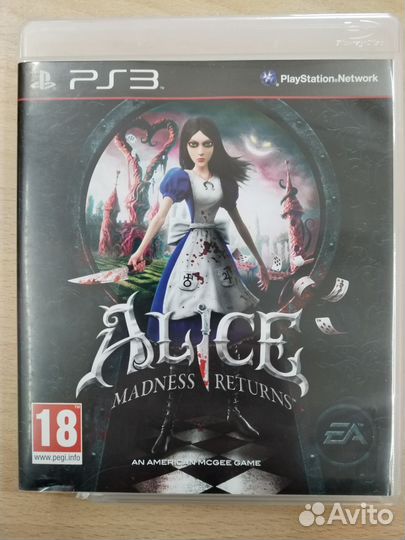 Alice madness returns ps3+книга заклинаний