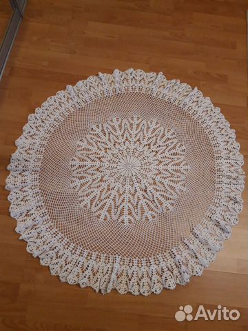 Скатерть вязанная крючком