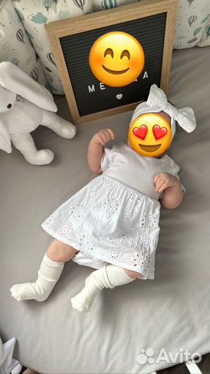 Платье для новорожденной девочки