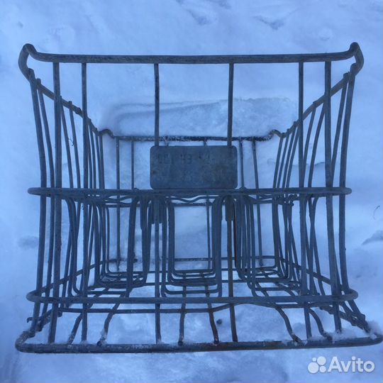 Ящик СССР для бутылок оцинкованный