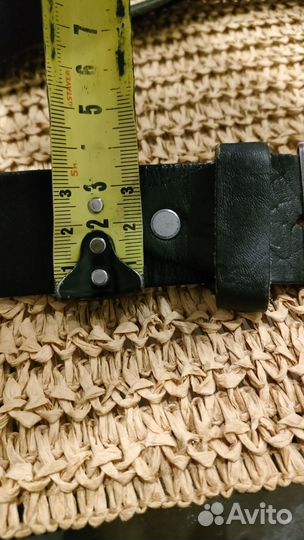 Ремень нат.кож. муж. 104 см бу