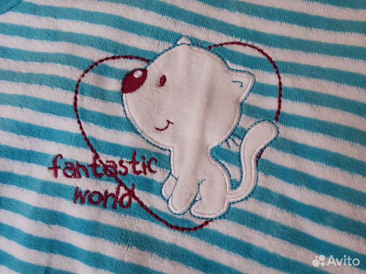 Велюровые комбинезоны для девочки 3 -6 мес