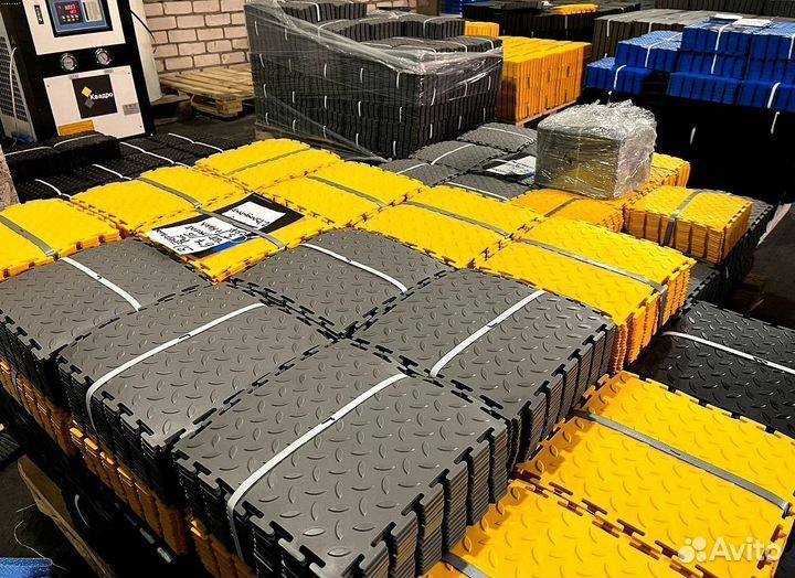 Модульная пвх плитка для гаража