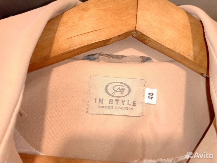 Плащ классический удлиненный тренч