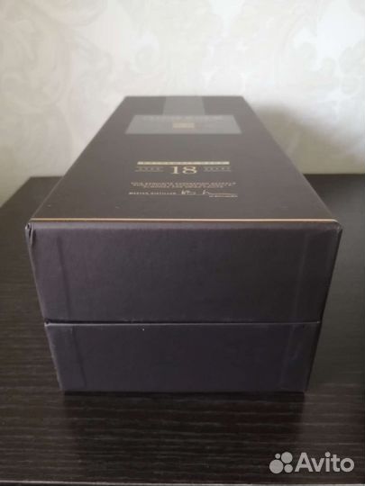 Коробка и бутылка от виски Glenmorangie 18