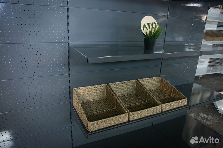 Стеллаж металлический для магазина