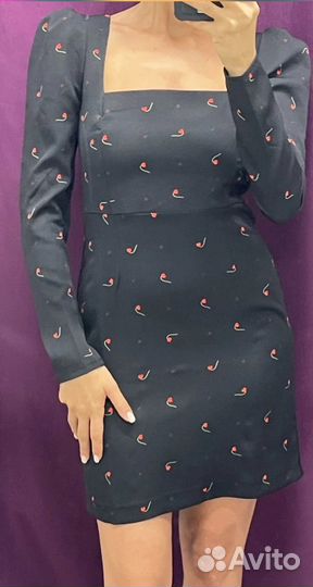 Платье футляр мини