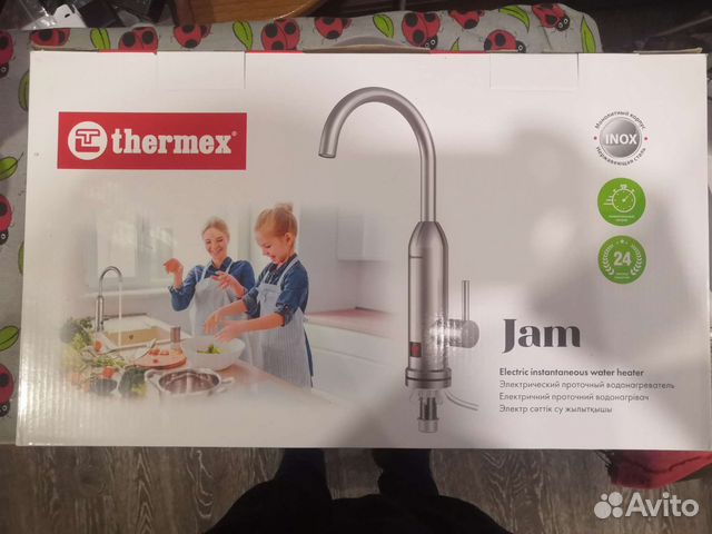 Кран проточный водонагревательный