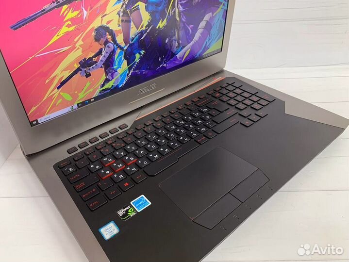 Core i7 SSD+HDD 32gb FHD Ноутбук Asus ROG Игровой