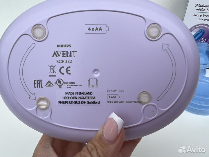 Молокоотсос avent электрический