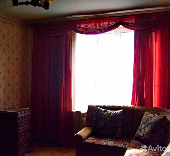 Шторы с ламбрекеном и штора-занавес