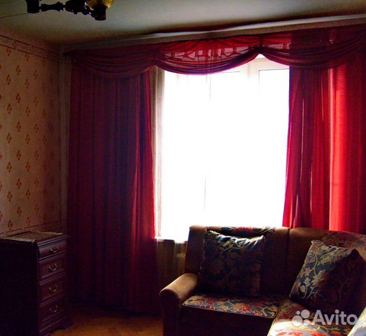 Шторы с ламбрекеном и штора-занавес