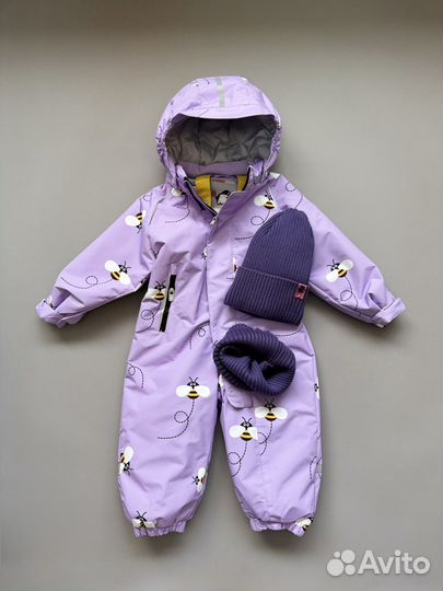 Комбинезон демисезонный детский утепленный новый