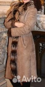 Дубленка натуральная овчина/лиса
