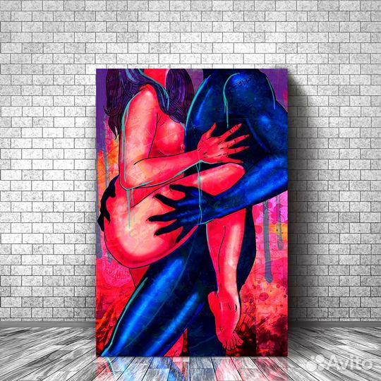 Модные Эротические дизайнерские картины для спальн