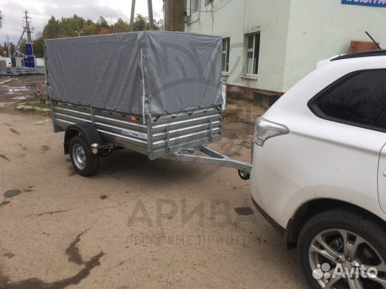 Прицеп с тентом 128 см мзса 817701.024.Рассрочка
