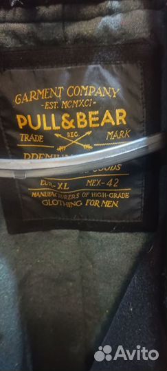 Пальто мужское Pull & Bear