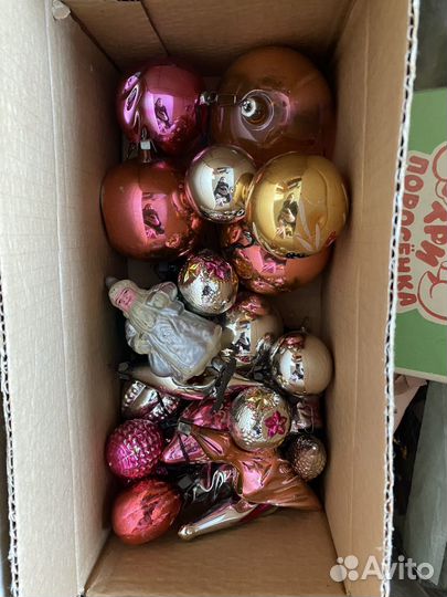 Елочные игрушки СССР