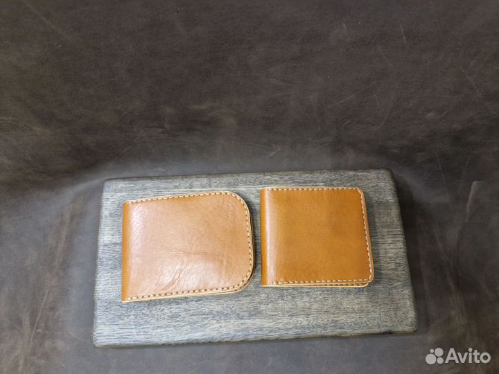 Кошелёк кожаный ручной работы