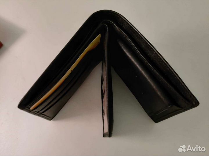 Мужское кожаное портмоне (кошелёк)