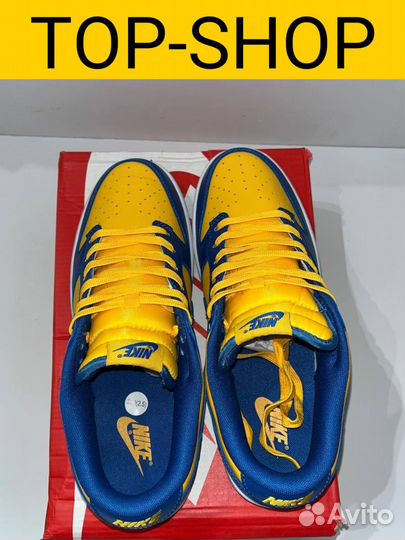 Кроссовки Nike Dunk Low Blue / Yellow