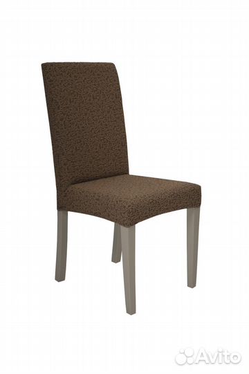 Чехлы на стулья со спинкой на кухню, Коричневый