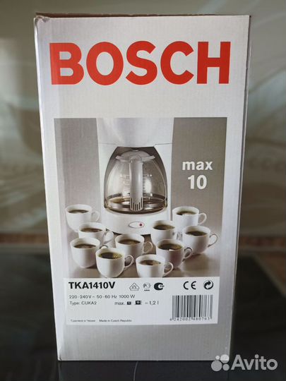 Кофеварка bosch TKA 14.V Чехословакия