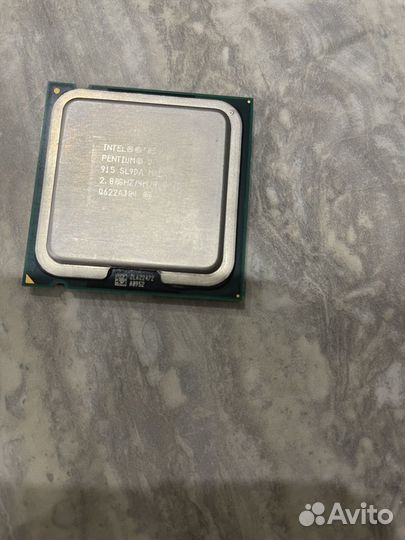 Процессор intel pentium D 05