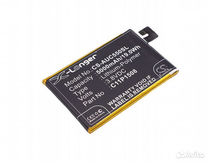 Аккумулятор Asus ZenFone 5000 3.8V 5000mAh 19.00Wh