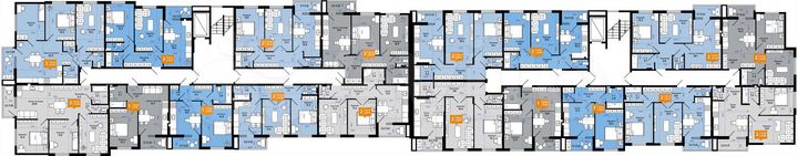 3-к. квартира, 74,4 м², 7/9 эт.