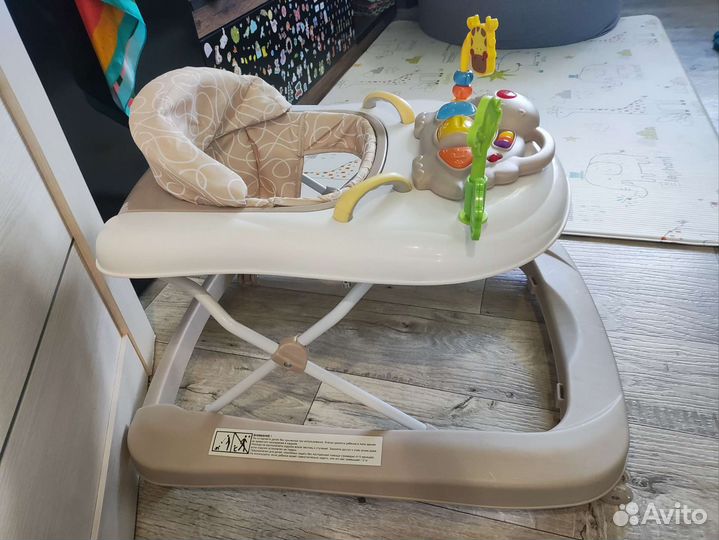 Ходунки Everflo Quick step 2 в 1 beige WT717