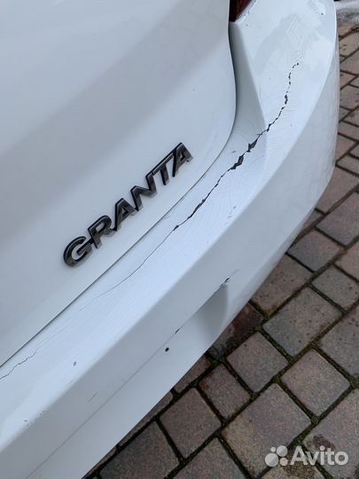 Бампер задний на LADA гранту