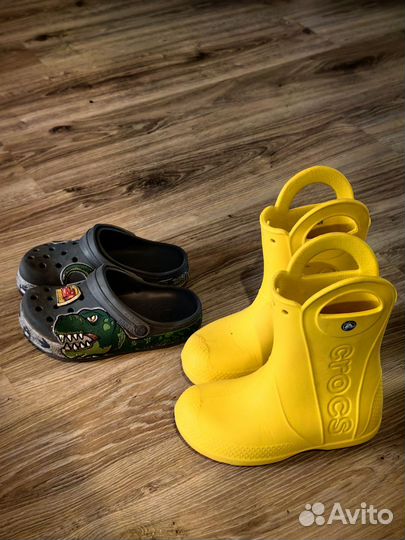 Crocs резиновые сапоги