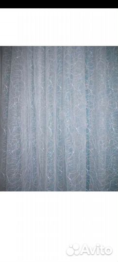 Тюль паутинка готовая