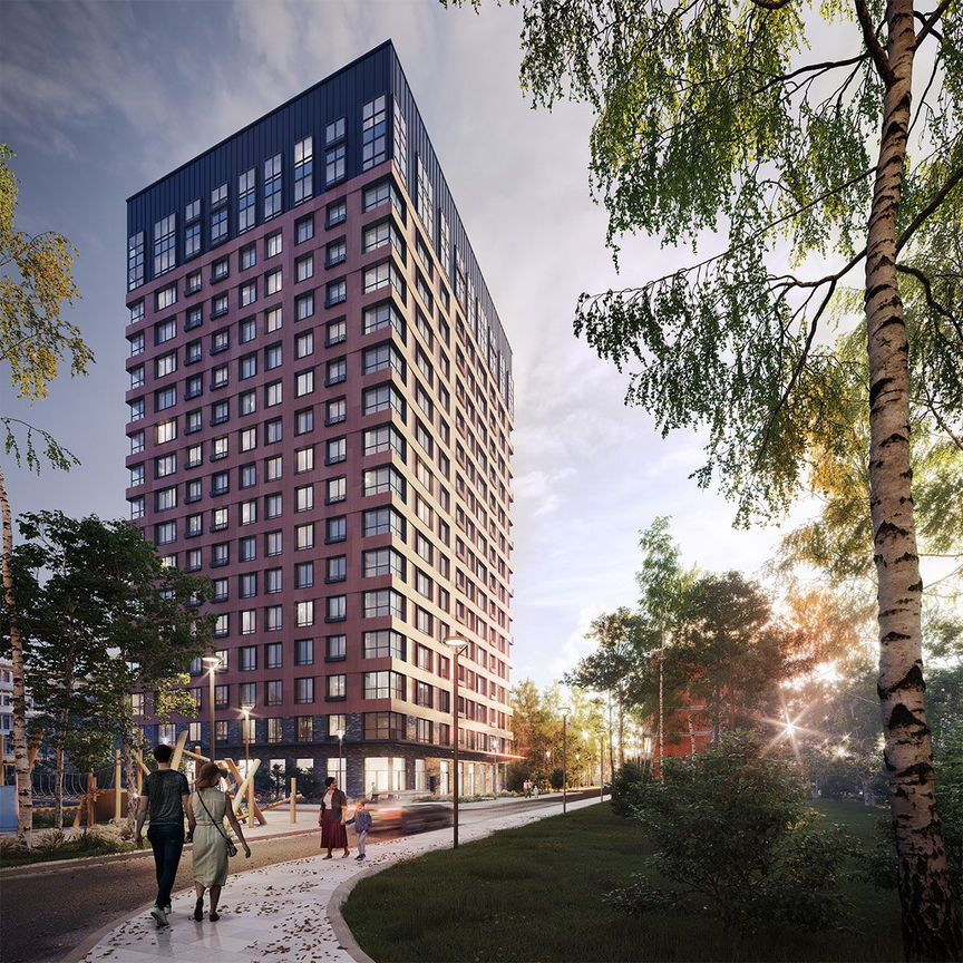 2-к. квартира, 61,8 м², 16/17 эт.