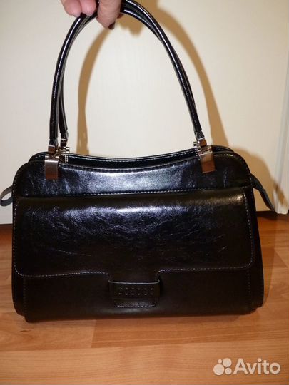 Новая Сумка из натуральной кожи Tosoco черная