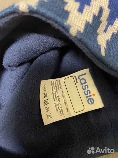 Зимняя/демисезонная шапка Lassie на мальчика 46-48