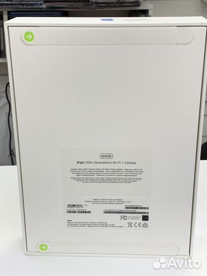 Планшет Apple iPad (10th-Gen) Wi+Cellular