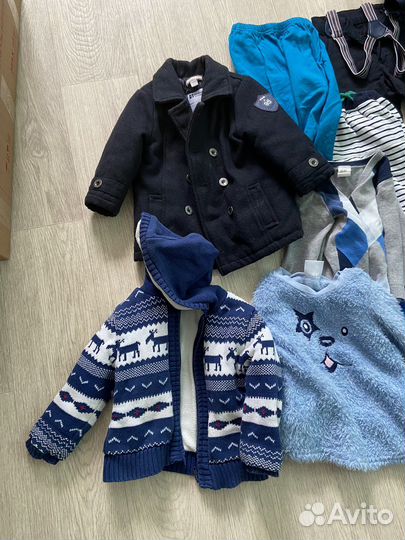 Детские вещи коробкой