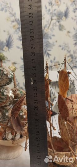 Кораблик из ракушек