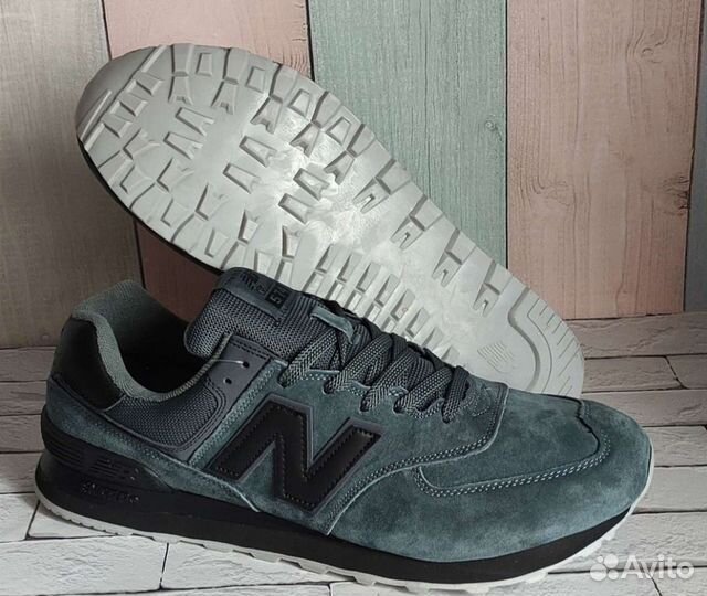 Кроссовки-великаны замшевые NEW balance 574