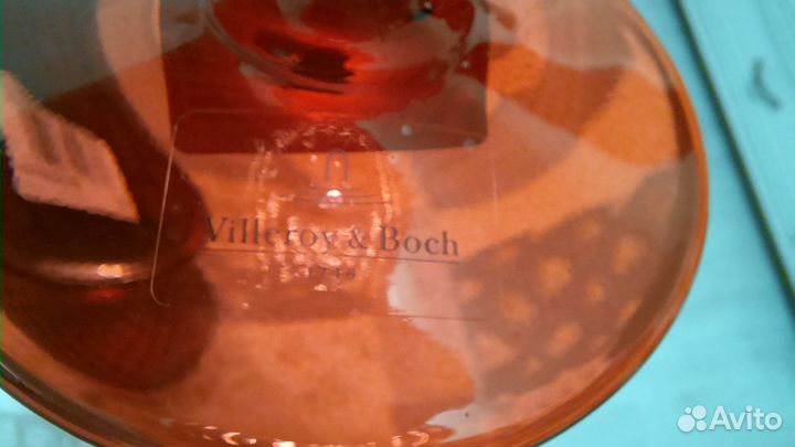 Villeroy Boch Boston red стаканы для воды 410 мл