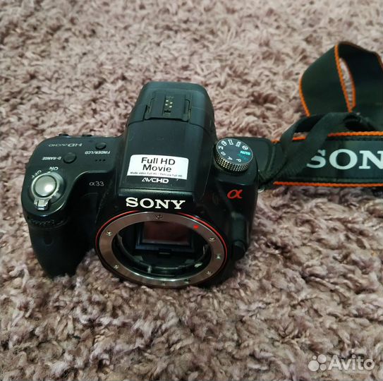 Зеркальный фотоаппарат sony a 33