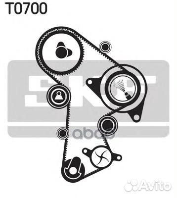 Комплект ремня грм vkma01148 Skf
