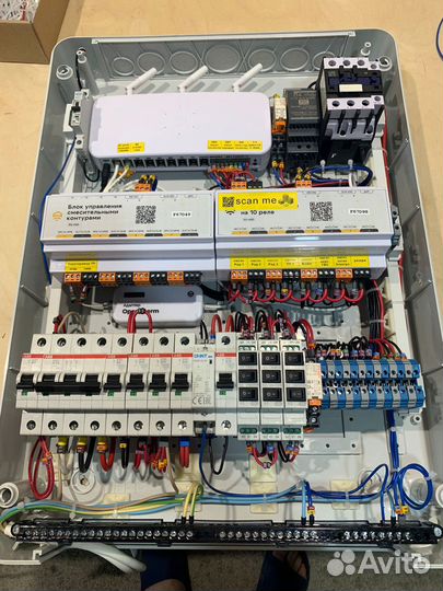 Сборка щита системы отопления с гарантией 3 года