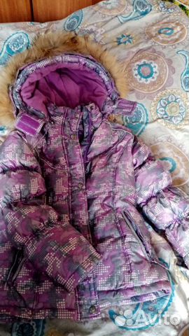 Куртка детская зимняя для девочки 140